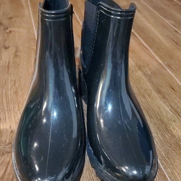Black patent rain boots - Picture 4 of 4